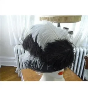 Rare Victorian ostrich feather hat , late 1800s into the 1900s . “My fair lady “ Accessories | Rare Victorian Ostrich Feather Hat Late 180s  main image 3